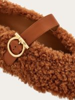 Ferragamo Shearling ballet flat - Image 5
